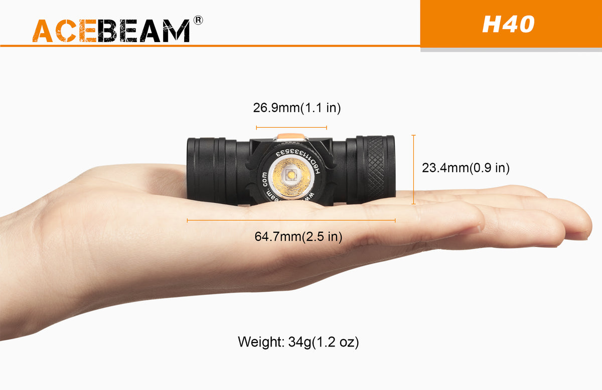 AceBeam H40 Höfuðljós